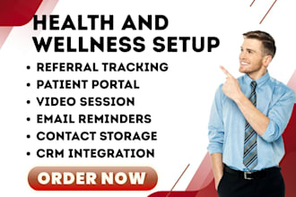 setup health and wellness services nimble webpt pipeline keap kalix medes vagaro