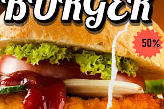 design restaurant and food menu, poster