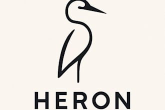 design a clean and trendy minimalist logo for your business