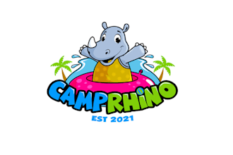 design fun camp rhino logo