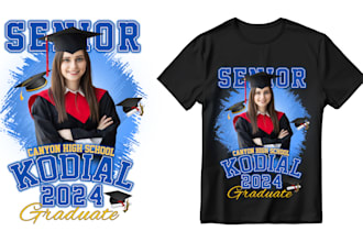 do custom graduation tshirt design