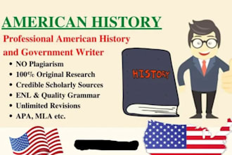 assist in american history, political science and religion
