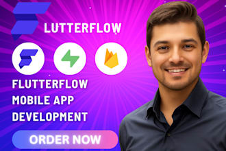 build flutterflow mobile apps, flutter app, custom flutter mobile app