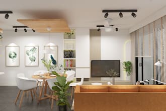 do realistic 3d interior rendering for your home or office