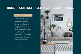 design a professional one page squarespace website for your business
