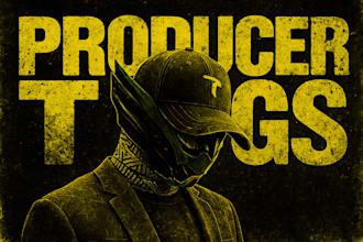 create an iconic industry standard dj drop producer tag
