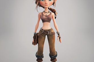 edit create rigging 3d character model mmd model,