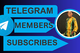 provide active subscribers and organic promotion for telegram channel or group