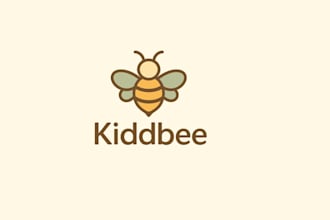 design a unique and professional bee logo tailored to your brand