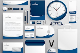 design a beautiful invoice, letter head, business card