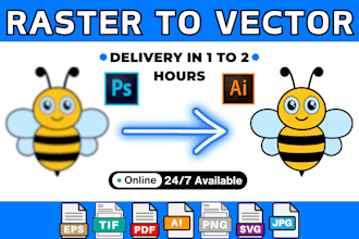 vectorize image and convert image to vector file, svg in adobe illustrator