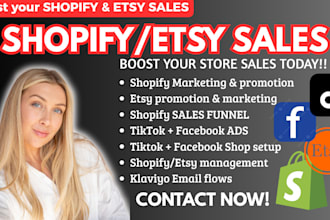 ecommerce shopify marketing, etsy store promotion, etsy promotion, shopify sales