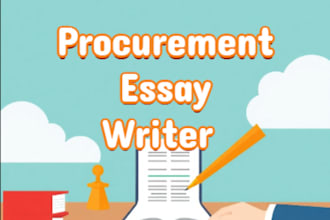 write procurement essays, reports, contracts proposals