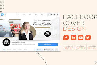 design linkedin  banner cover, twitter, youtube, facebook