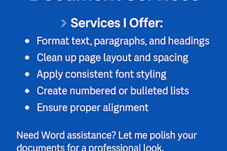 professionally format your microsoft word document