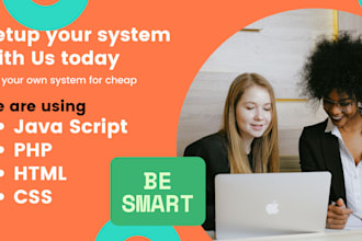 create dynamic web systems using PHP, js, HTML, and CSS