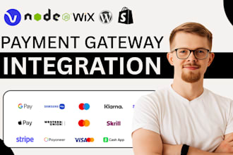 integrate payment gateway square apple pay stripe paypal shopify wix wordpress