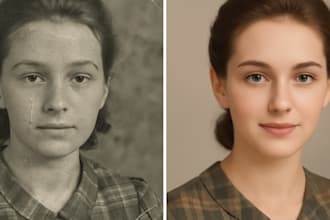 restore colorize enhance repair upscale your photos professionally