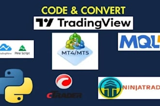 code your tradingview pine script to mt4, mt5, mql4, mql5