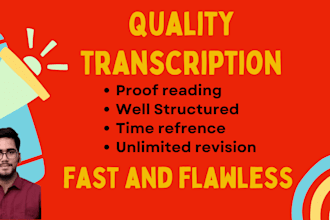 transcribe videos, interview transcription and transcribe audios to text