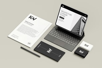 create custom business cards, letterheads and envelopes