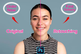do beautify spot remove skin retouching high end photo retouching image
