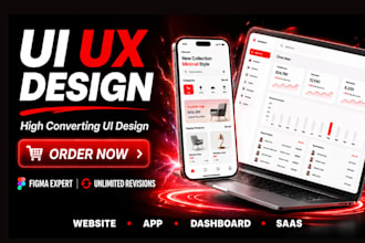 do website UI UX design, mobile app UI and web app design