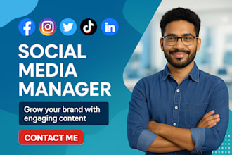 be your social media manager and content creator