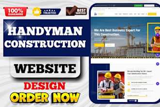 design handyman website epoxy flooring hvac roofing tiling construction website