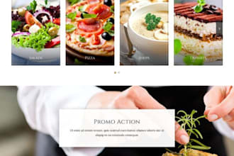 restaurant website, food website, food truck website, food cafe website