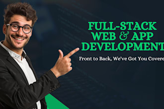 do fullstack web app development with secure apis, admin dashboard, and cloud