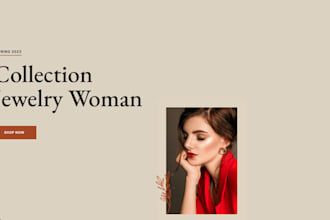 build german luxury jewelry website with professional branding, german website