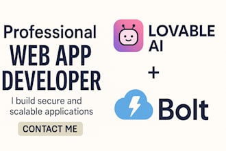 build a responsive website using lovable ai and bolt new
