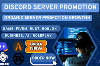 do rust, dayz, fivem server promotion, discord server promotion, fivem server ad