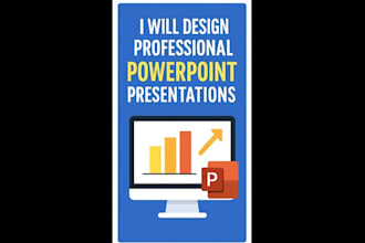 design professional powerpoint presention or pitch decks