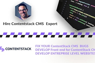 contentstack cms headless developement