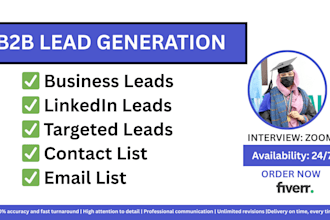 find leads and general virtual assistance