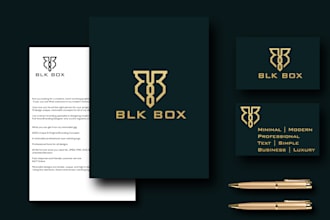 make minimalist luxury business logo design