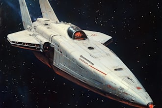 do design spaceship sci fi illustration and sci fi art