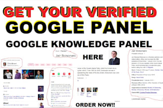 edit, claim, create verified google knowledge panel for personal and business