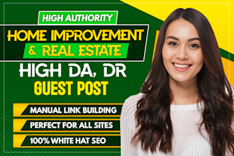 publish guest post on home improvement and real estate sites