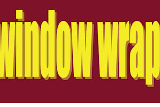 create vehicle door, window vinyl decals and window  logo