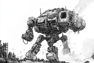 draw warhammer with old school