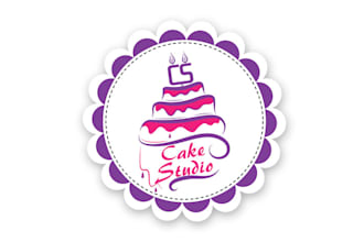 design top quality home business or cake logo