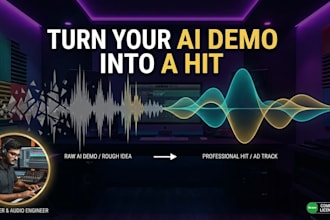 be your ghost music producer and turn your ai demo into a hit