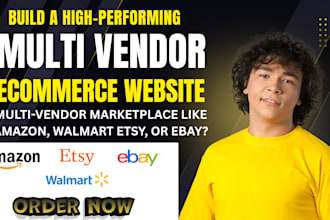 build a high performing multi vendor ecommerce website with vendor dashboard