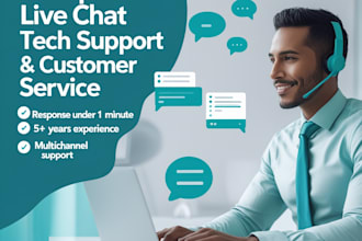 provide live chat support tech support and customer service