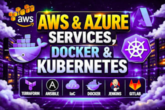 be your devops engineer for aws, azure and kubernetes in cicd iac and automation