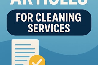 write SEO articles and blog posts for cleaning or handyman websites