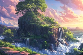 pixel art backgrounds, environments, for your game